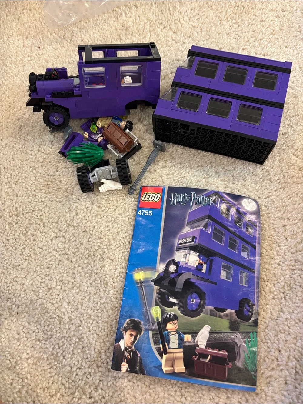 Lego Purple Knight Bus Building Set Pieces